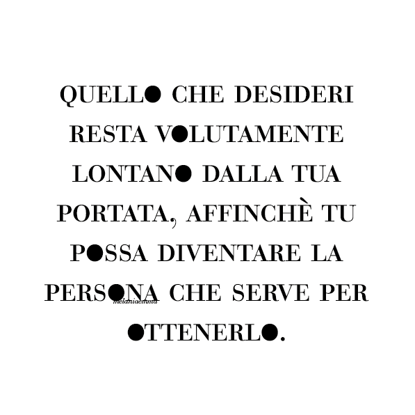 quello che desideri